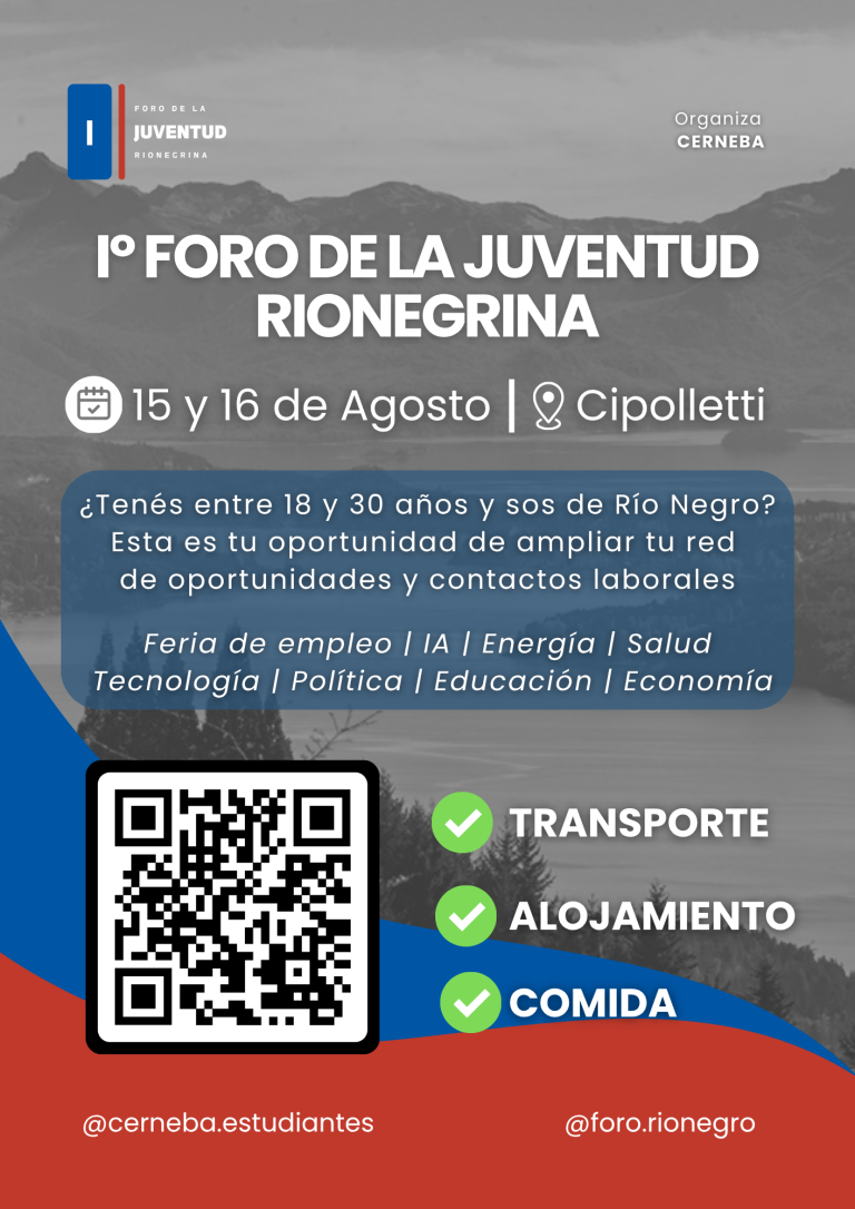 1° FORO DE LA JUVENTUD RIONEGRINA