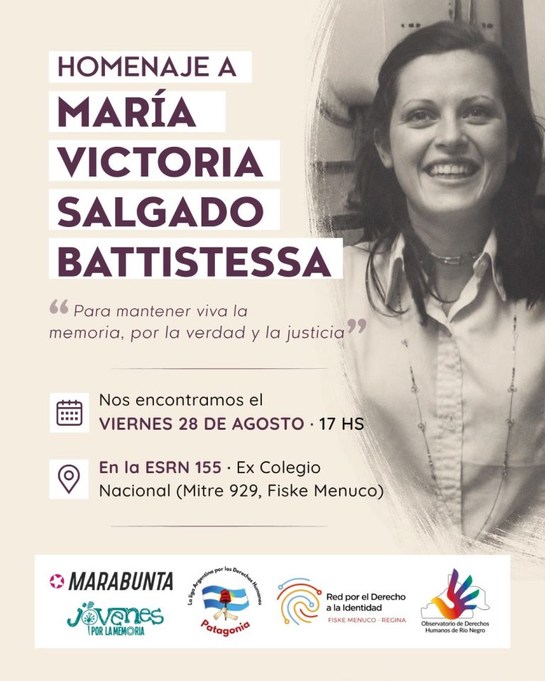 HOMENAJE A MARÍA VICTORIA SALGADO BATTISTESSA