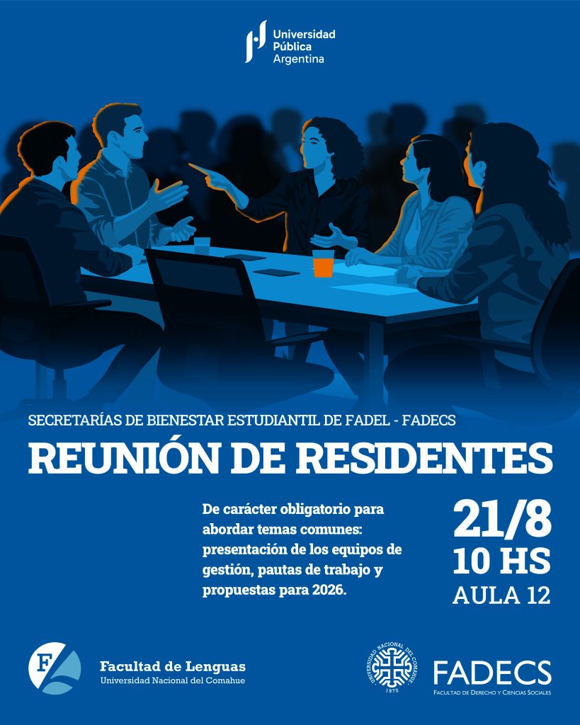 REUNIÓN DE RESIDENTES DE FADECS Y FADEL