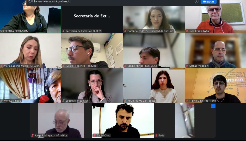 PARTICIPACIÓN DE LA FADECS EN LA SEGUNDA REUNIÓN DEL CONSEJO DE EXTENSIÓN