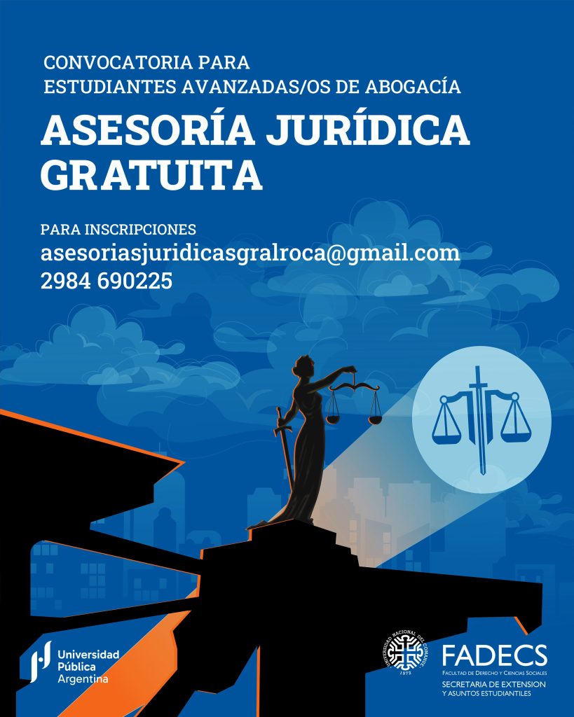 SUMATE AL EQUIPO DE ASESORÍAS JURÍDICAS GRATUITAS EN FADECS